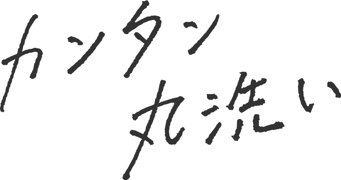 カンタン丸洗い